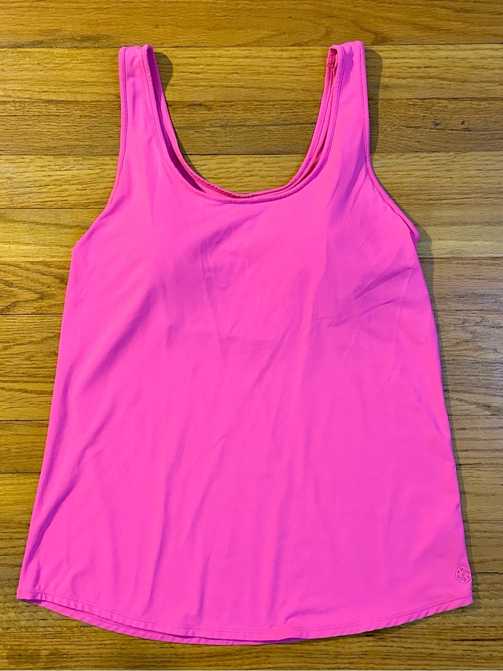 Lilly Pulitzer Medium, Luxletic Sunray Bra Tank In Mandevilla Pink, with pads!